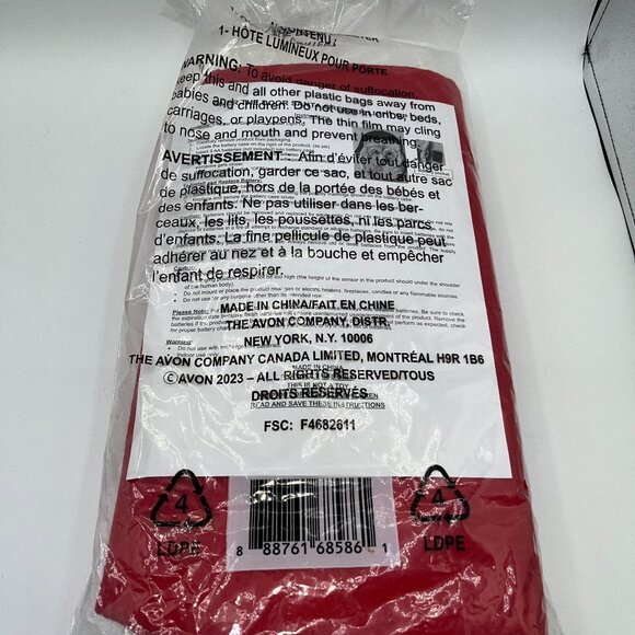 Plush Light Up Talking Santa, Over the Door Santa Greeter Motion Sensor New - Picture 5 of 9